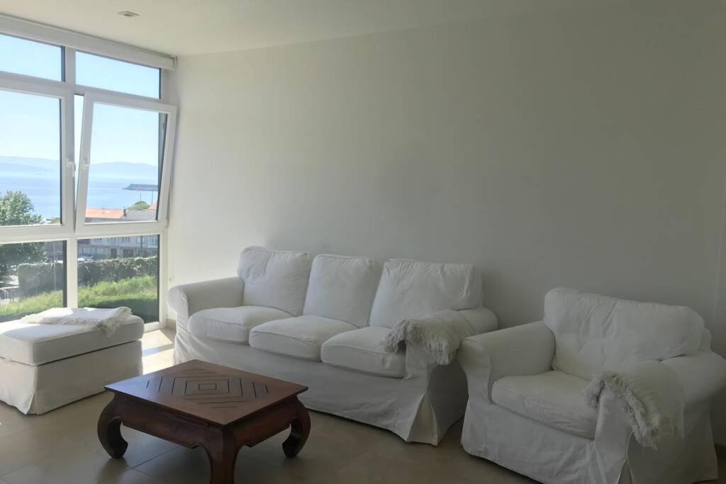 Apartamento Primera Linea De Playa Finisterre Eksteriør billede